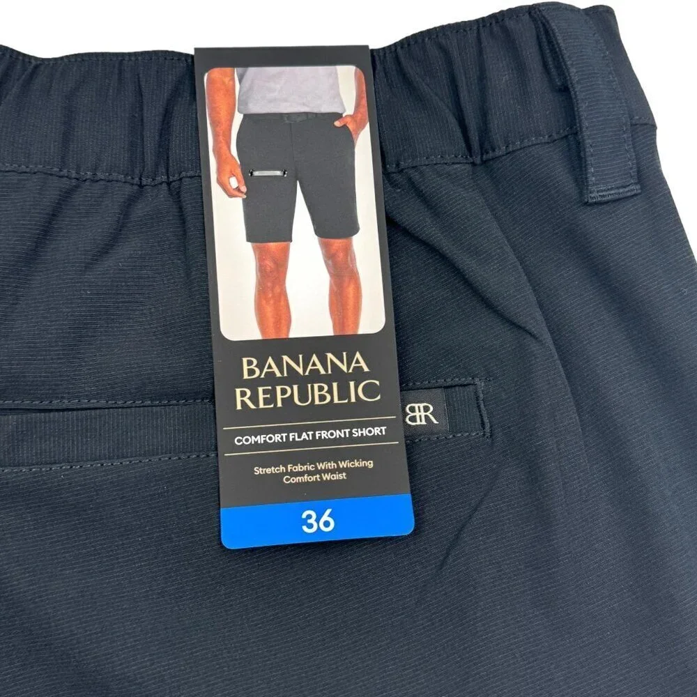 Banana Republic Comfort Flat Front Shorts Men's Size 36